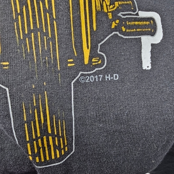 Harley-Davidson Muscle Tee Tank Top Large Black Beach Rally Myrtle Beach SC 2017 - Picture 5 of 12